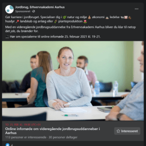 jordbrug målgruppe